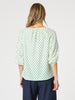 Get Dotty Embroidered Top - Elm White