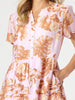Haiti Floral Print Dress - Pink/Natural