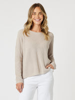 Beach Comber Knit Top - Natural