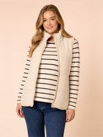 The Alpine Puffer Vest - Ivory