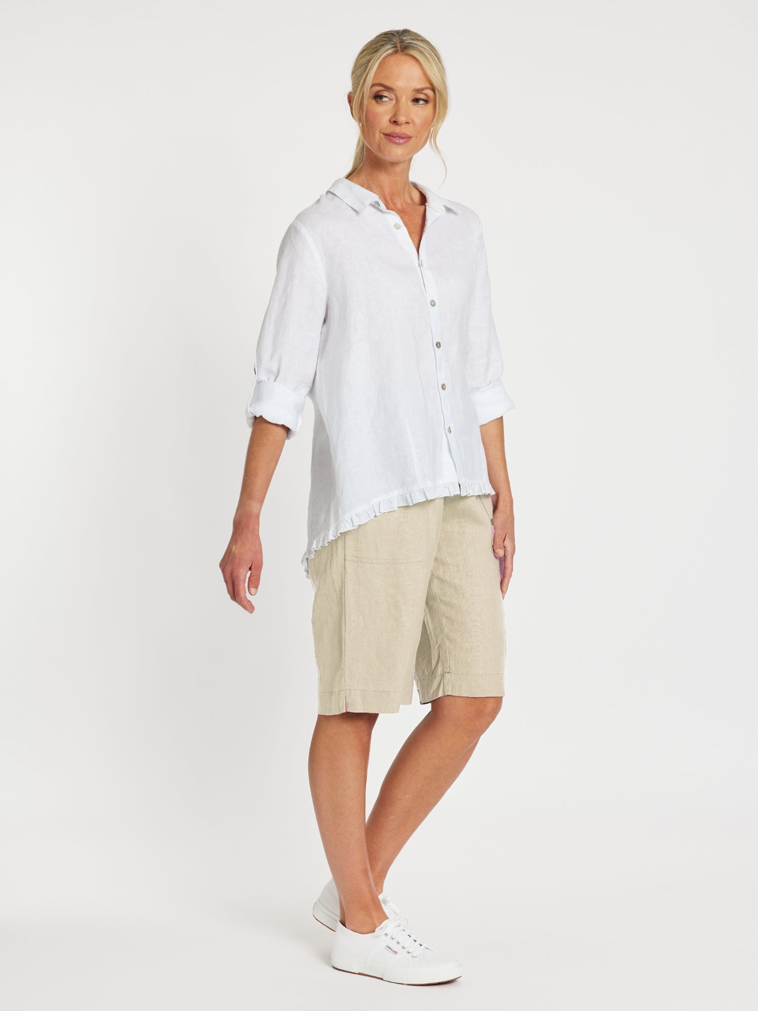 Jordan Linen Short - Natural – RC & Co