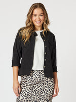 Maggie Denim Jacket - Black