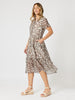 On Safari Printed Dress - Natural Multi rc&co