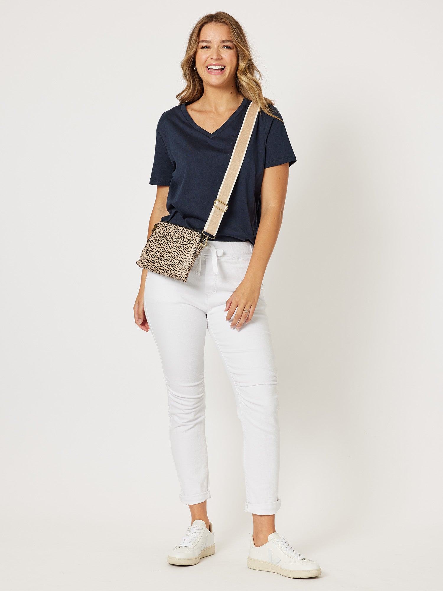 Kiara Crossbody/Clutch - Pebble