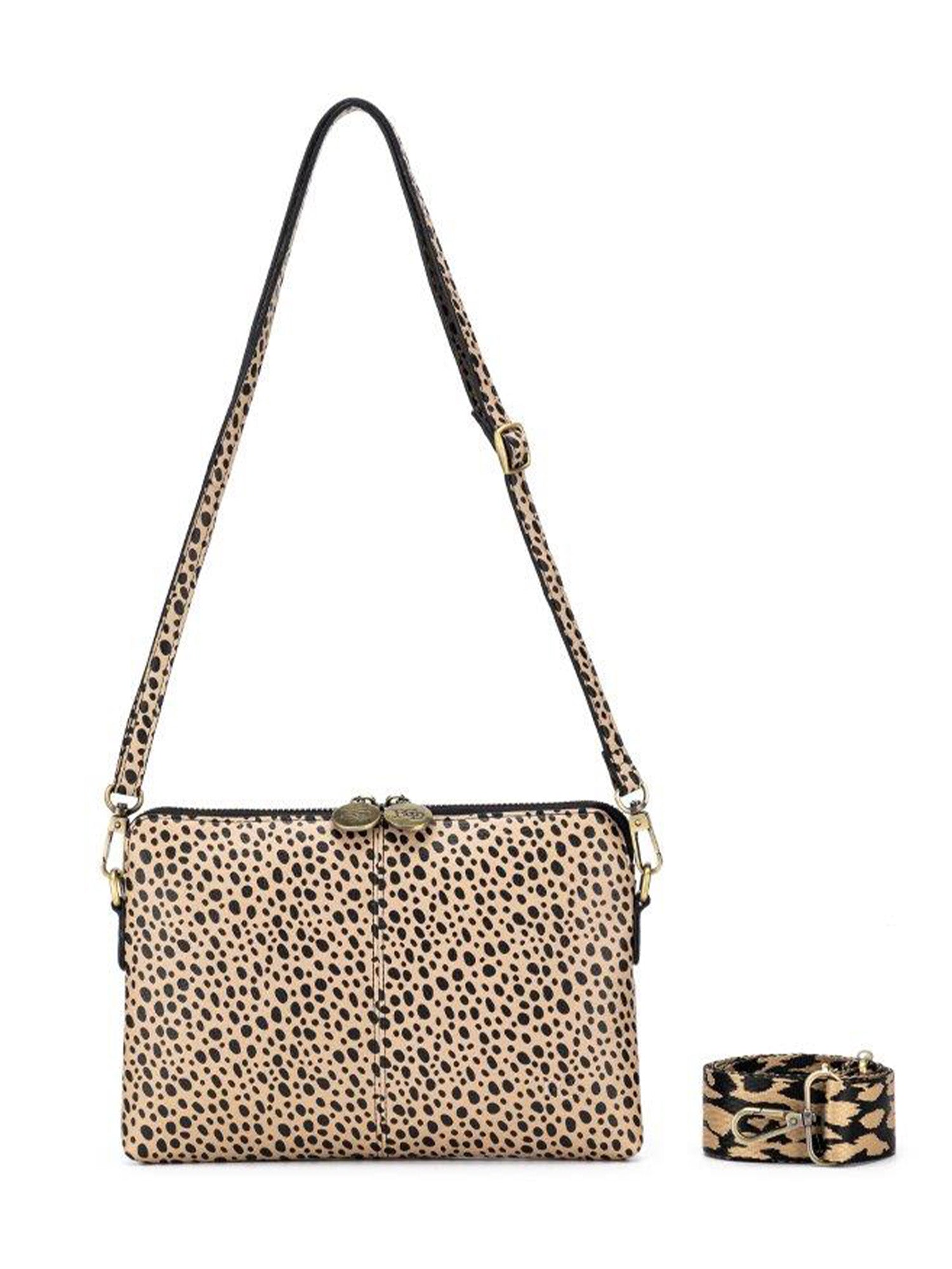 Kiara Crossbody/Clutch - Pebble