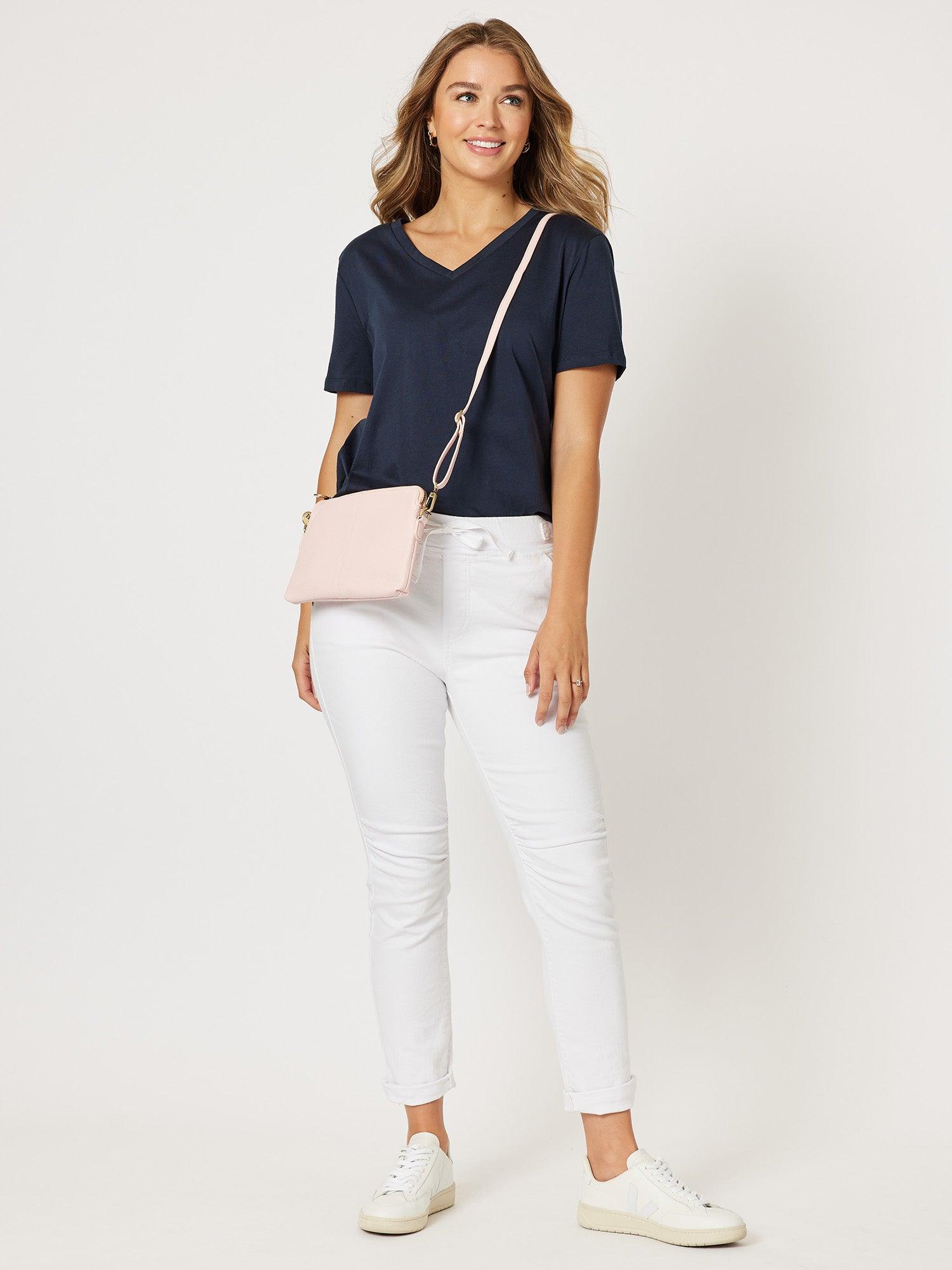 Kiara Crossbody/Clutch - Pink