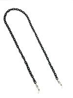 Fine Eyewear Chain - Black