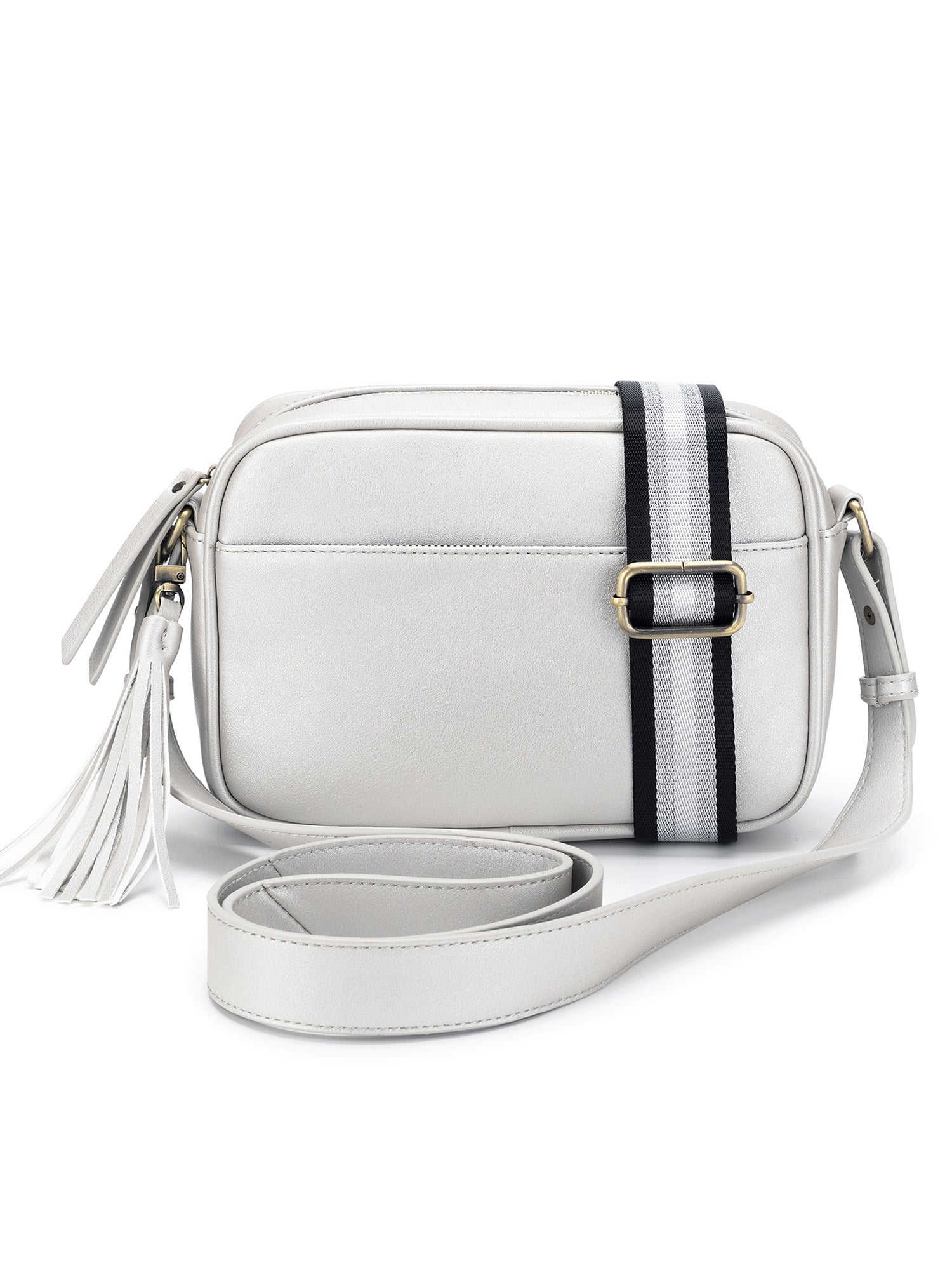 Raven Crossbody Bag - Silver