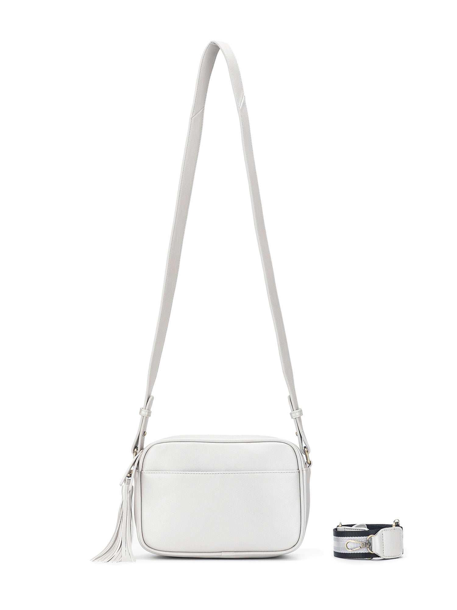 Raven Crossbody Bag - Silver