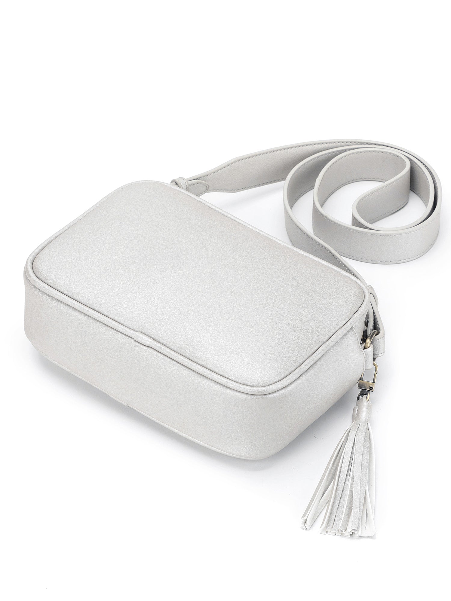 Raven Crossbody Bag - Silver
