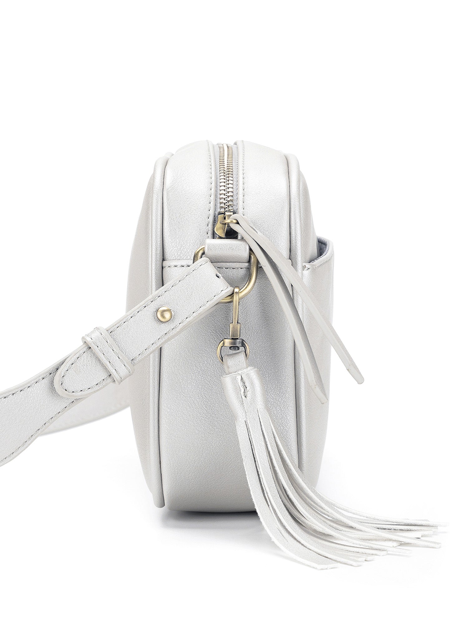 Raven Crossbody Bag - Silver