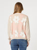Pasadena Floral Print Cardigan - Coral/Natural