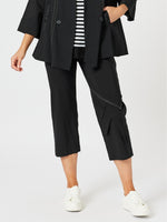 Tribeca Stitch Detail Pant - Black