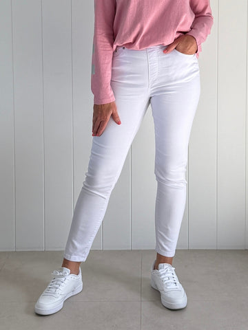 Chicago Slim Leg Jean - White