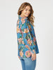 Vintage Rose Floral Print Shirt - Multi