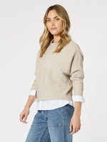 Carmen Batwing Knit - Natural