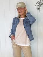 Retro Denim Jacket - Washed Denim