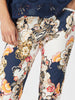 Lexi Print Pant - Navy Multi rc&co