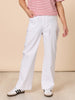 Marine Wide Leg Pant - White rc&co