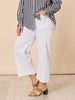 Marine Wide Leg Pant - White rc&co