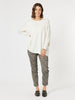 Avery Button Back Knit - Ivory