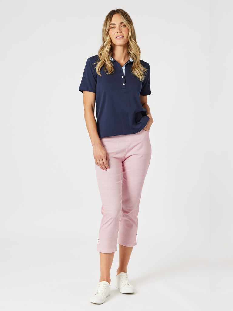 Classic Rib Polo - Navy - RC&CO