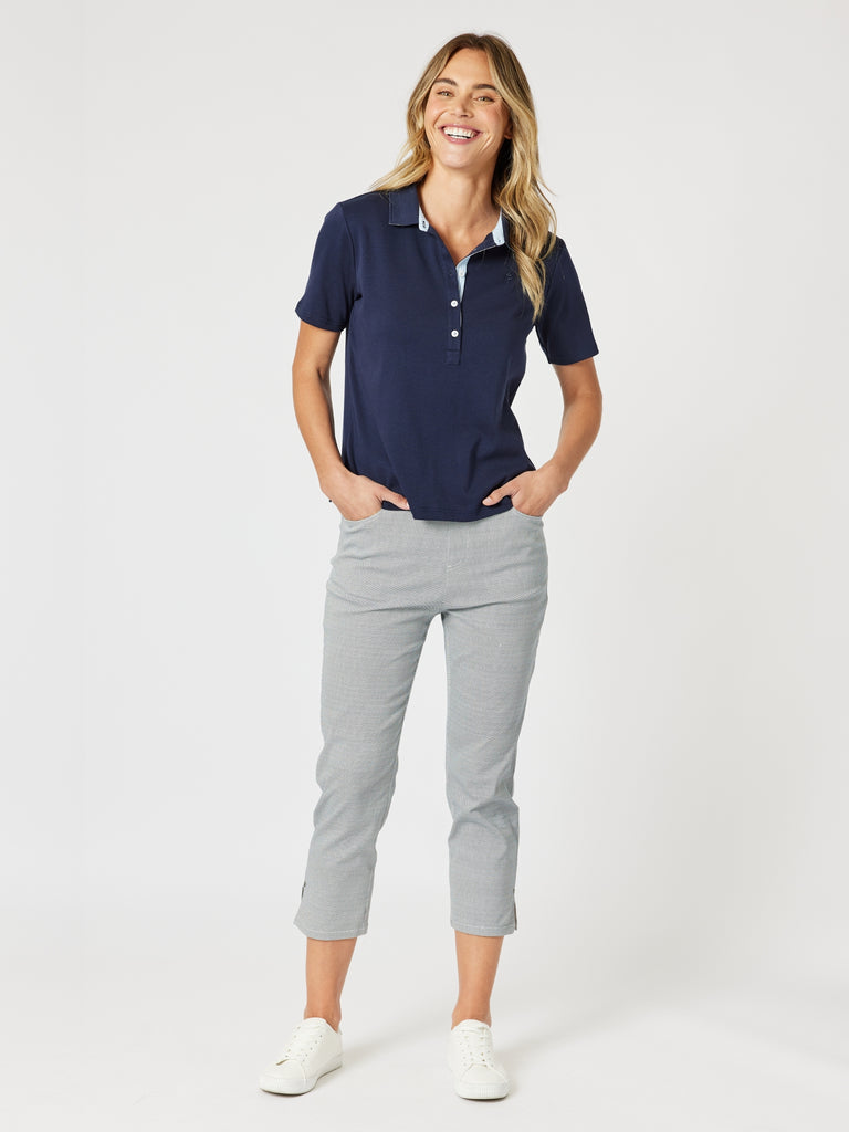 Classic Rib Polo - Navy - RC&CO