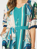 The Tulum Dress - Blue/Multi RC&CO