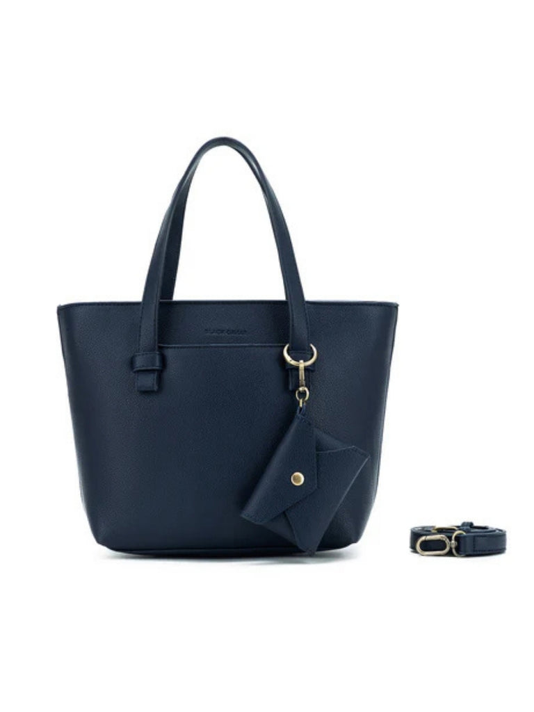 Antoinette 3 Piece Handbag Set - Navy