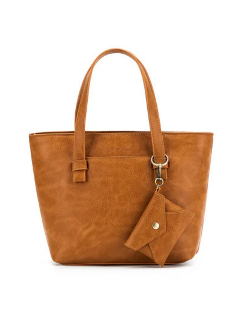 Antoinette 3 Piece Handbag Set - Tan