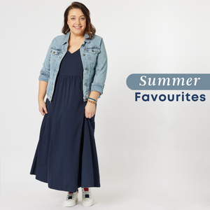 Veuve dress navy