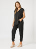 Lux Ruche Top - Black rc&co