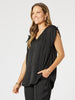 Lux Ruche Top - Black rc&co