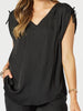 Lux Ruche Top - Black rc&co