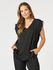 Lux Ruche Top - Black rc&co