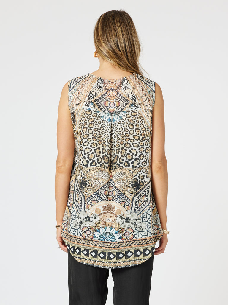 Emerson Animal Print Cami - Animal rc&co