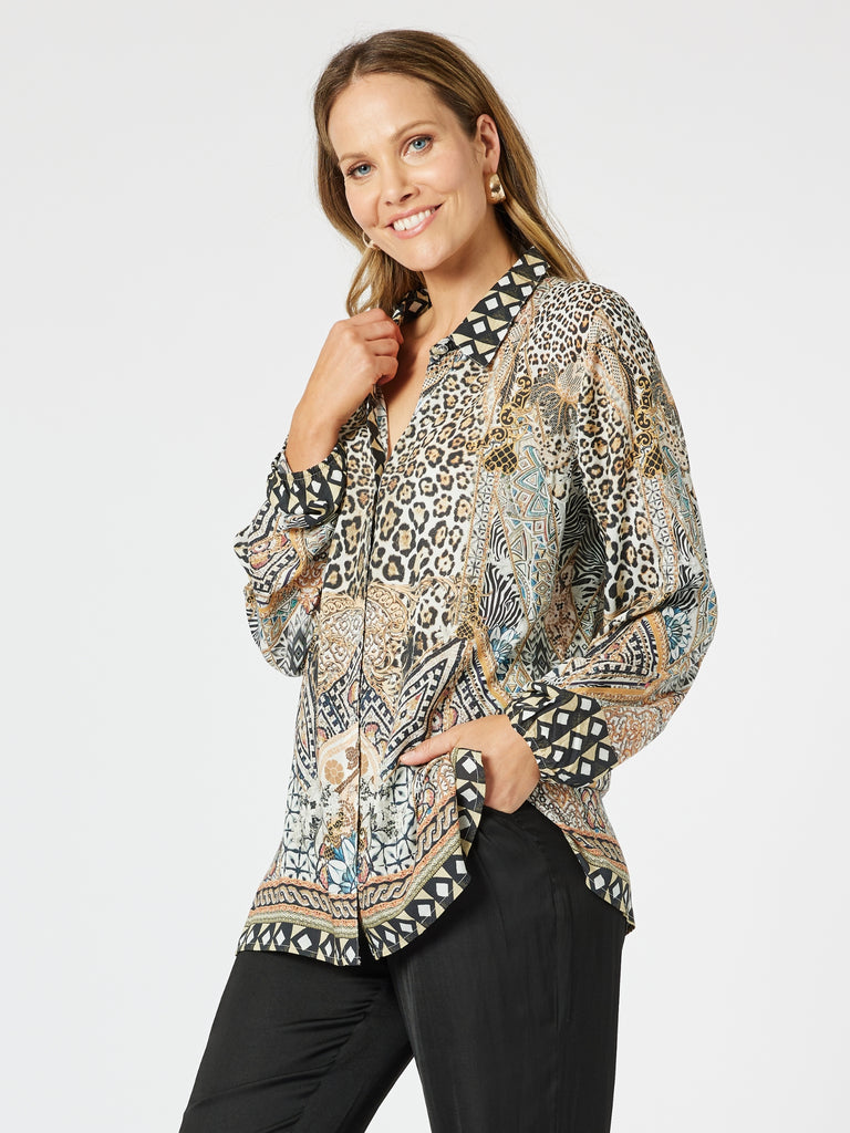 Emerson Animal Print Shirt - Animal rc&co