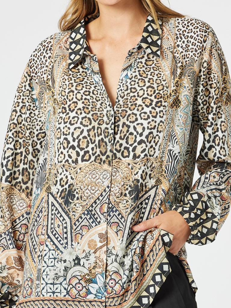 Emerson Animal Print Shirt - Animal rc&co