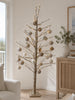 Pre-Lit Decorative Christmas Tree - Gold