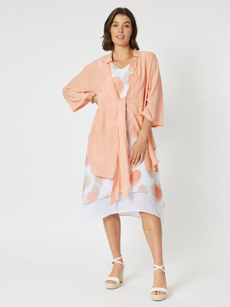 Aegean Shacket - Melon - RC & Co