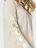 Be Square Long Sleeve Top - Natural - RC & Co