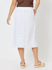 Byron Cotton Skirt - White - RC & Co