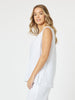 Byron Cotton Tank Top - White - RC & Co
