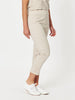Charlie Cotton Twill Stretch Capri Pant - Natural - RC & Co
