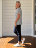 Charlie Cotton Twill Stretch Capri Pant - Navy - RC & Co