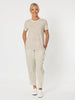 Classic Stripe Tee - Natural - RC & Co
