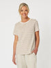 Classic Stripe Tee - Natural - RC & Co