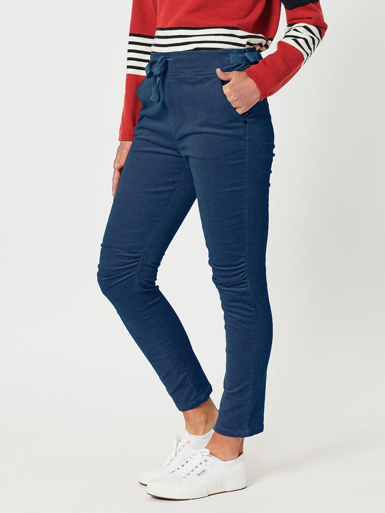 Colorado Cord Jogger - Navy - RC & Co
