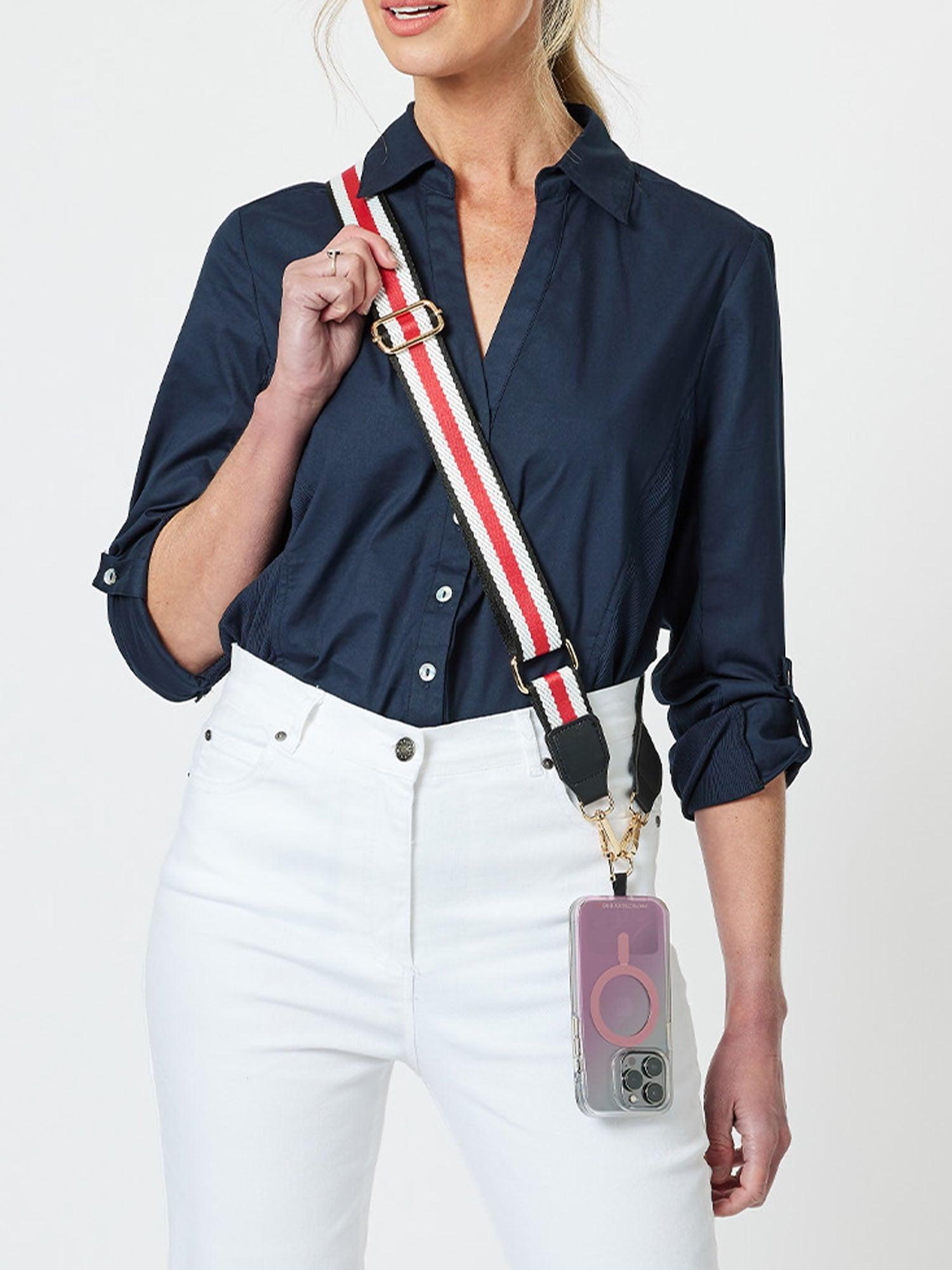 Crossbody Phone Strap Red - Main Image