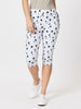 Crushed Star Print Shorts - White - RC & Co